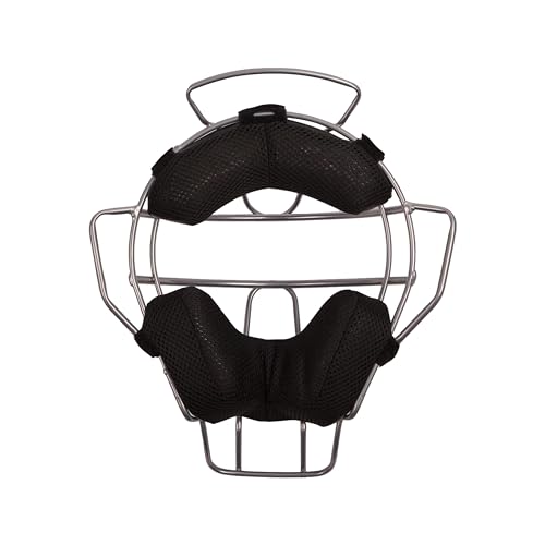 Champion Sports Ultra Lightweight Umpire Face Mask Adult DryTek Silver - Baseball & Softball Equipment