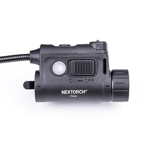 NEXTORCH Rstar Helmet Light with IR Signal, Adjustable Brightness & Multiple Modes