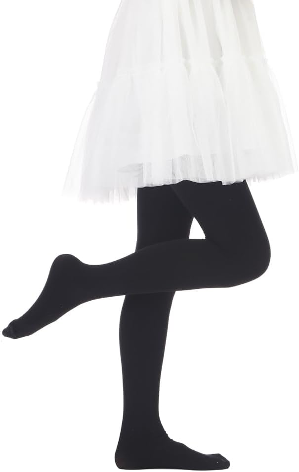 Paralinda Girls Semi-Opaque Tights - 50 Den Soft Comfort for Everyday Wear