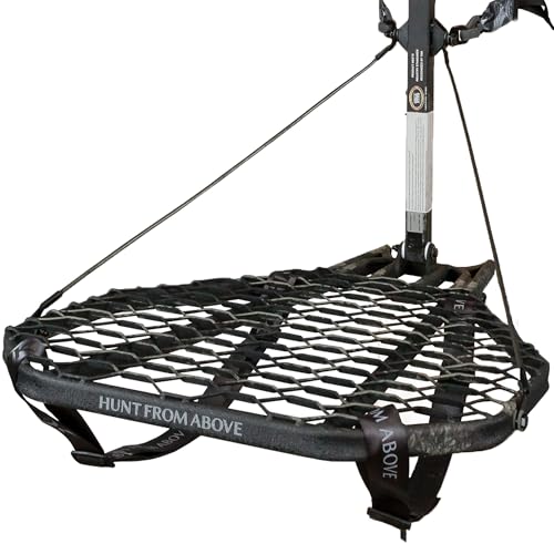 Hawk Mega Combat Hang-On Tree Stand for Deer Hunting 24x30 Inch Platform