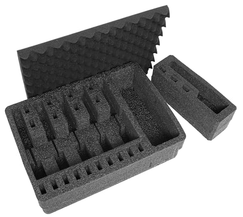 Case Club Foam Insert for Apache 4800 Case – Fits 6 Pistols & Magazines