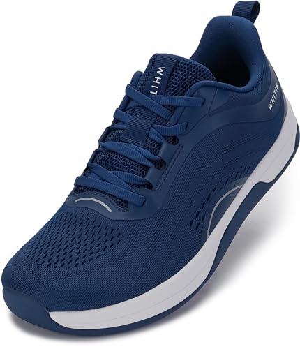 WHITIN Women's Wide Toe Box Zero Drop Road Running Shoes - Blue 8