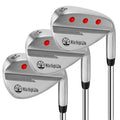 Golf Wedges 52/56/60 Degrees - Beginner Friendly Entry Level Sand & Lob Wedges with Rubber Grip