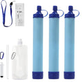 PRIMITIVE LABS 3-Pack Portable Water Filter for Hiking Camping Emergency Survival
