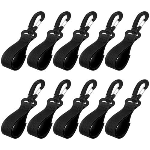 Gemscream 10 Pcs Kayak Paddle Holder for Inflatable Paddleboard - Black