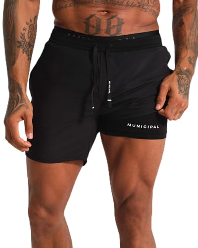 Men's Daybreak Lined 5-Inch Shorts - Medium Black/Black