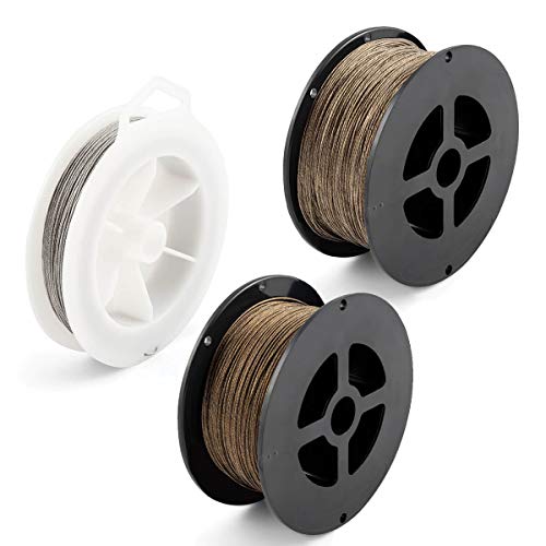 Cannon 400Ft Braided Downrigger Cable for Boat Trolling - Heavy Duty Stainless Steel