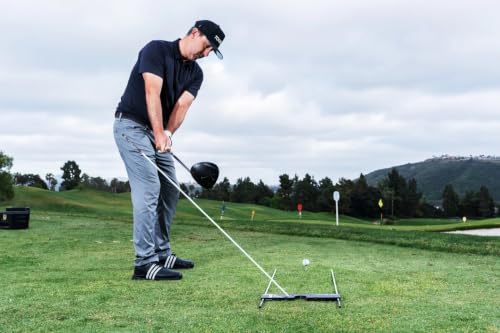 Golf Alignment Training Aid with Adjustable Putting Gate & Swing Path System