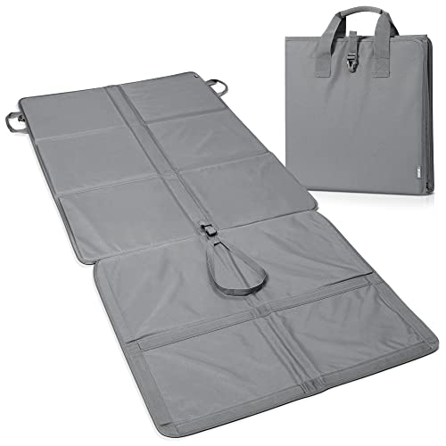Black Savior Equipment 89" Tactical Shooting Mat with Foldable Design & Bipod Securement