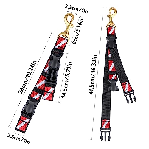 2-in-1 Dive Fin Holder and Mask Clip Strap - Water Sports Accessory