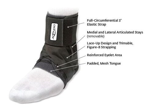 DonJoy Stabilizing PRO Ankle Brace - Medium, Blk