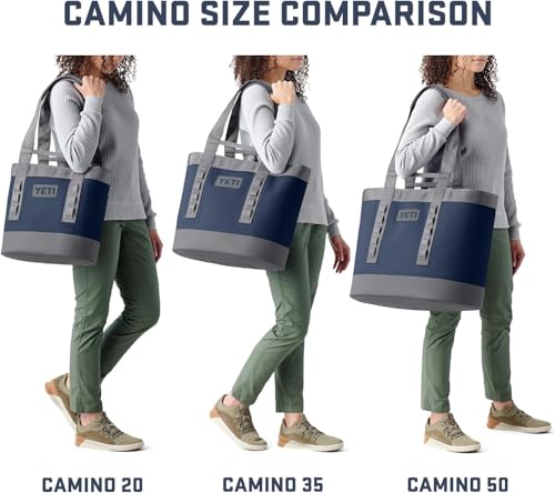 YETI Camino 50 Carryall Waterproof Tote Bag with Purple/Blue Variants