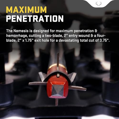 High Penetration Mechanical Broadhead for Hunting - 100 Grain