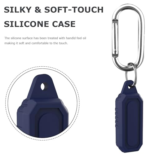 Silicone Case for Go-Tcha with Keychain Carabiner - Blue