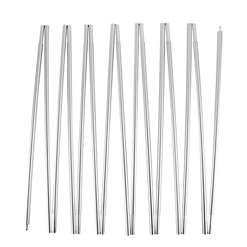 24ft 10.5in Aluminum Tent Poles Replacement Kit for Large Family Tents - Lightweight 7001 T6 Alloy, 2 Poles Pack