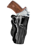 Genuine Leather OWB Paddle Holster for Rhino 50DS .357 Mag / 9mm 5" Barrel