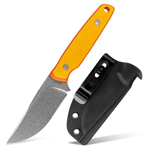 Vosteed Mink Cheese Orb 14C28N Fixed Blade Knife with G10 Handle – Compact EDC Knife