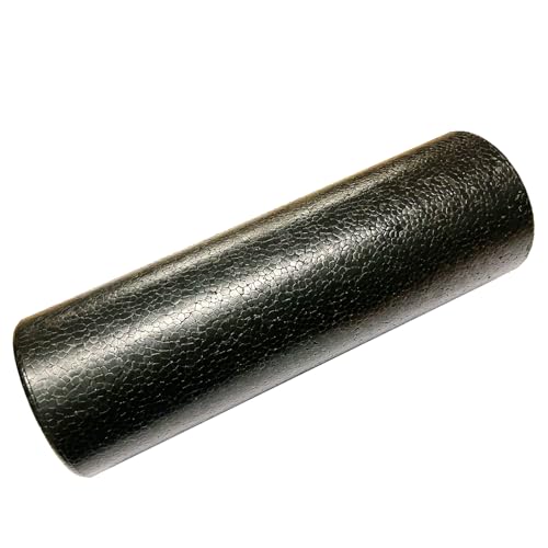 Travel Size Hard Foam Roller for Deep Tissue Muscle Recovery - Black