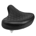 Wide Bike Seat for Comfort Men Women - Black Retro Design
