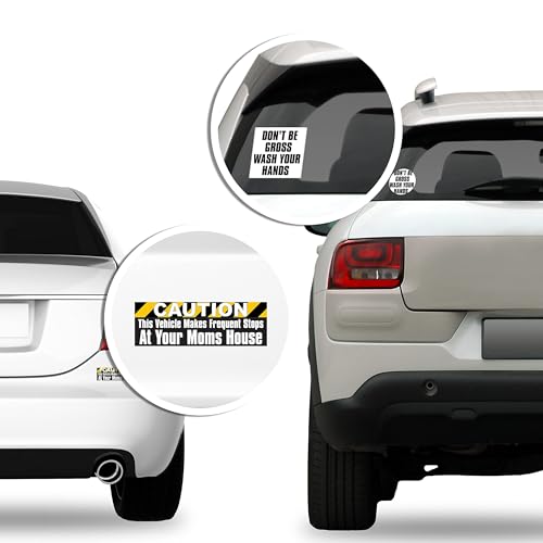 Anti-Theft Car Vinyl Decal Sticker - Funny Stick Shift Design 3x5 Inch