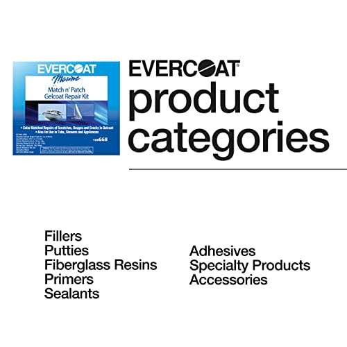 Evercoat Marine Match N'Patch Repair Kit for Fiberglass & Surfaces