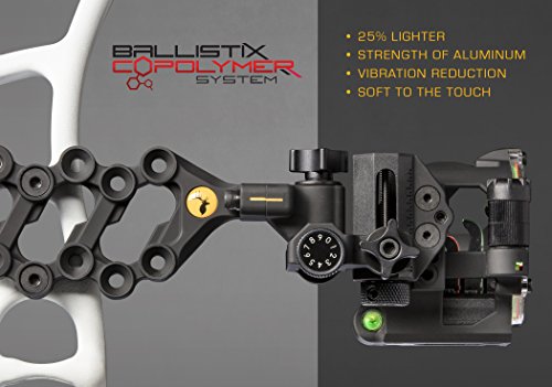 Trophy Ridge Peak 5 Pin Bow Sight - Vertical in-Line Technology, Tool
