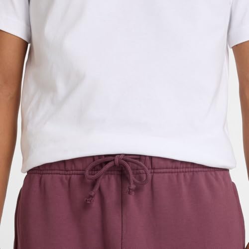 Men's French Terry Jogger Pants - Faded Plum Small - Comfortable Athletic Wear