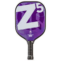 Onix Graphite Z5 Purple Pickleball Paddle with Wide-Body Shape, Honeycomb Core, & Tennis Handle Grip