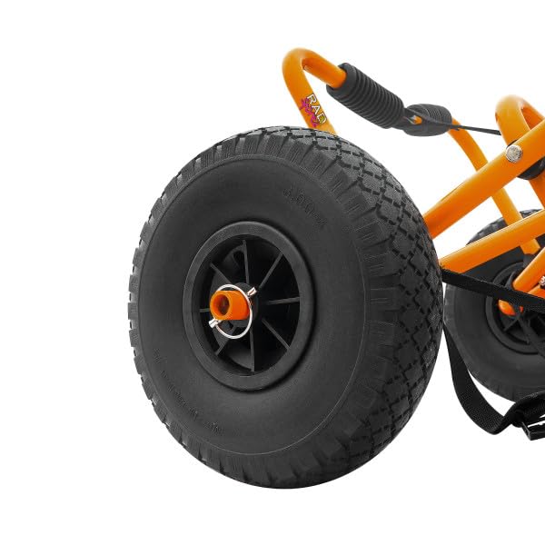 Rad Sportz Kayak Cart with 150lb Capacity - Orange Kayak, Canoe, Paddleboard Trolley