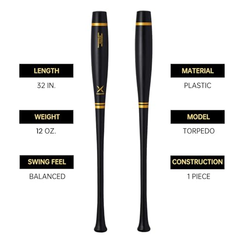 Pro Plastic Baseball Bat - 32 Inch, 12 oz, Backyard & Beach Play - Original
