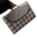 Brown 5' x 6'8" Extra Large Waterproof Picnic Blanket for Outdoor & Beach
