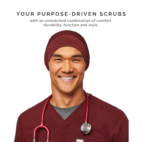Unisex Scrub Cap with Supersoft Lining - Lightweight Breathable No-Slip Medical Headwear
