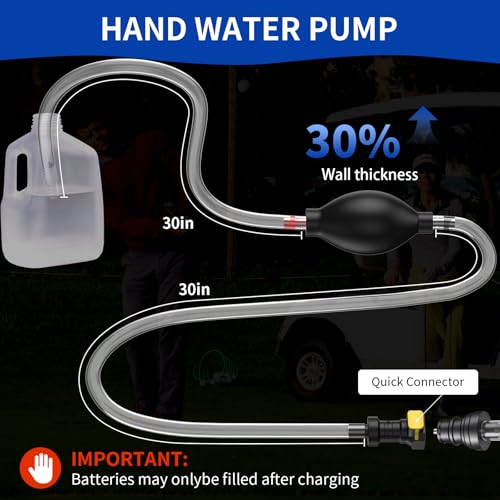 Golf Cart Battery Water Filler 2x4 for Trojan HydroLink & Flow Rite Systems