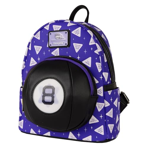 Loungefly Mattel Magic 8 Ball Mini Backpack with Lenticular Fortune Feature