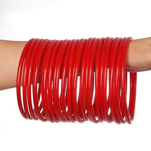 Plastic Ring Toss Game 24 Pieces - 4.7 Inch Outdoor Carnival Rings for Speed & Agility Practice