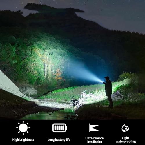 9 Pack Heavy Duty D Cell LED Flashlights - High Lumens, Rugged Aluminum Body for Camping & Outdoors - Variation 9