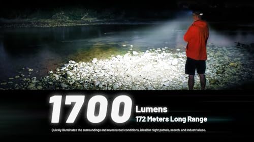 Rechargeable 1700 Lumen LED Headlamp with Red and Reading Lights for Camping, Hiking, Work