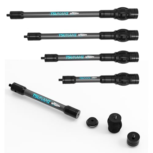 8 Inch Archery Compound Bow Stabilizer Shock Absorber Vibration Dampener