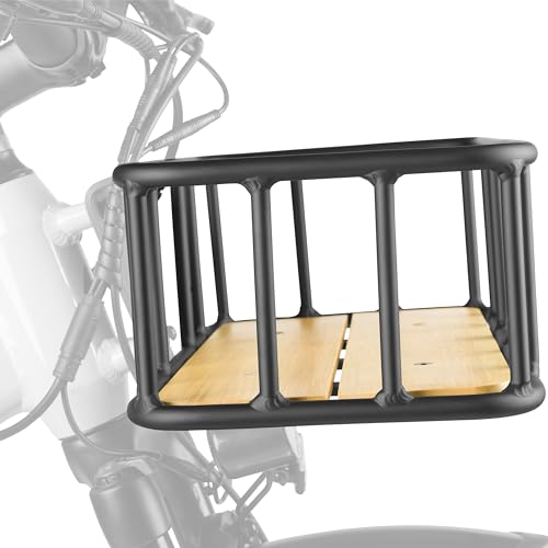 Retrospec Aluminum Front Basket for E-Bikes - Matte Black / Tote
