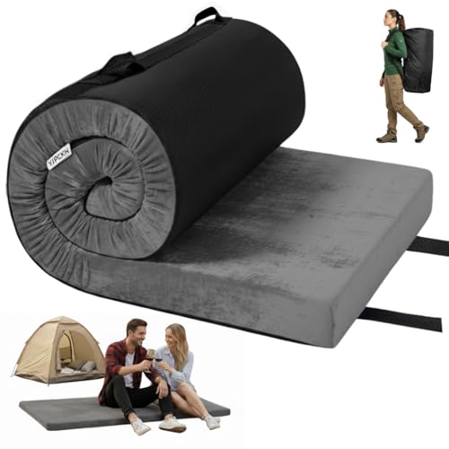 Twin Foam Camping Mattress 30D High-Density Support with Travel Bag
