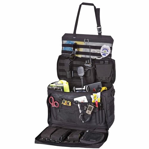 Police Vehicle Organizer Bag with Secure Mounting & Ample Storage