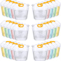 50 Pack Collapsible Water Bags 1.3 Gallon Water Storage Bladders for Camping & Outdoor