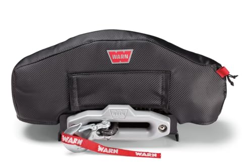 WARN Stealth Series Winch Cover for Zeon & Zeon Platinum - Weatherproof UV-Resistant