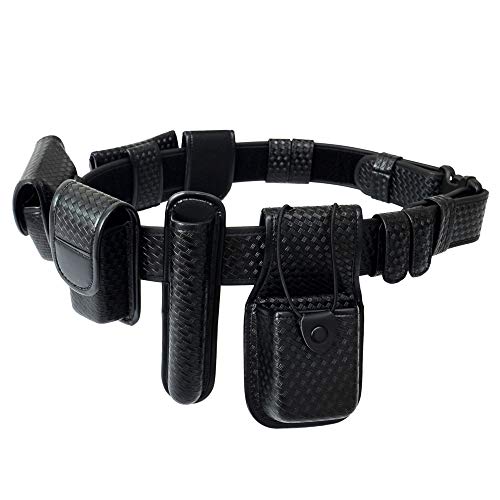 LytHarvest Medium 8-in-1 Police Duty Belt Kit with Pouches - Law Enforcement Utility Belt