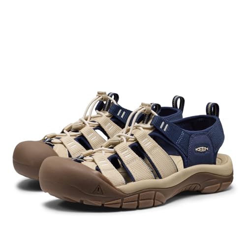 KEEN Men's Newport H2 Water Sandals Tri-block Safari Size 10 - Closed Toe, Quick-Dry