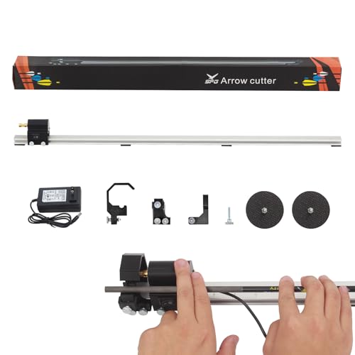 Black Electric Arrow Saw for Carbon & Fiberglass Arrow Shafts - Adjustable Mini Reciprocating Tool