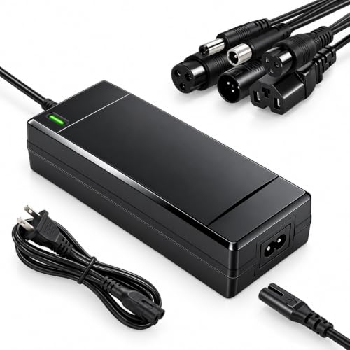 54.6V 2A Electric Bike Charger with 7 Connectors for 48V Lithium Batteries