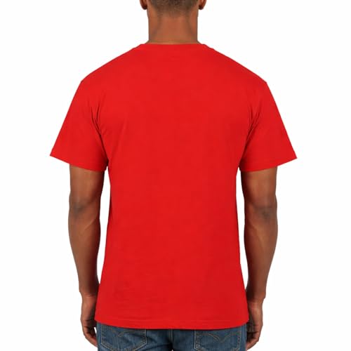 NBA Junk Food Core Stacked Adult T-Shirt - Chicago Bulls Red XL
