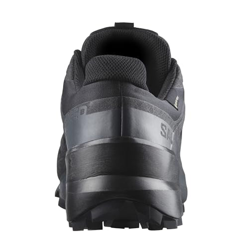 Men's Waterproof Trail Running Shoes - Black/Black/Quiet Shade, Size 11