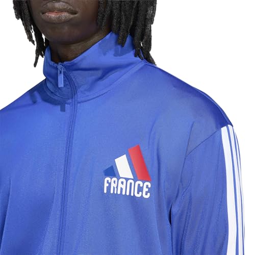 adidas Men's France World Cup 2026 Track Top - Bold Blue, Large